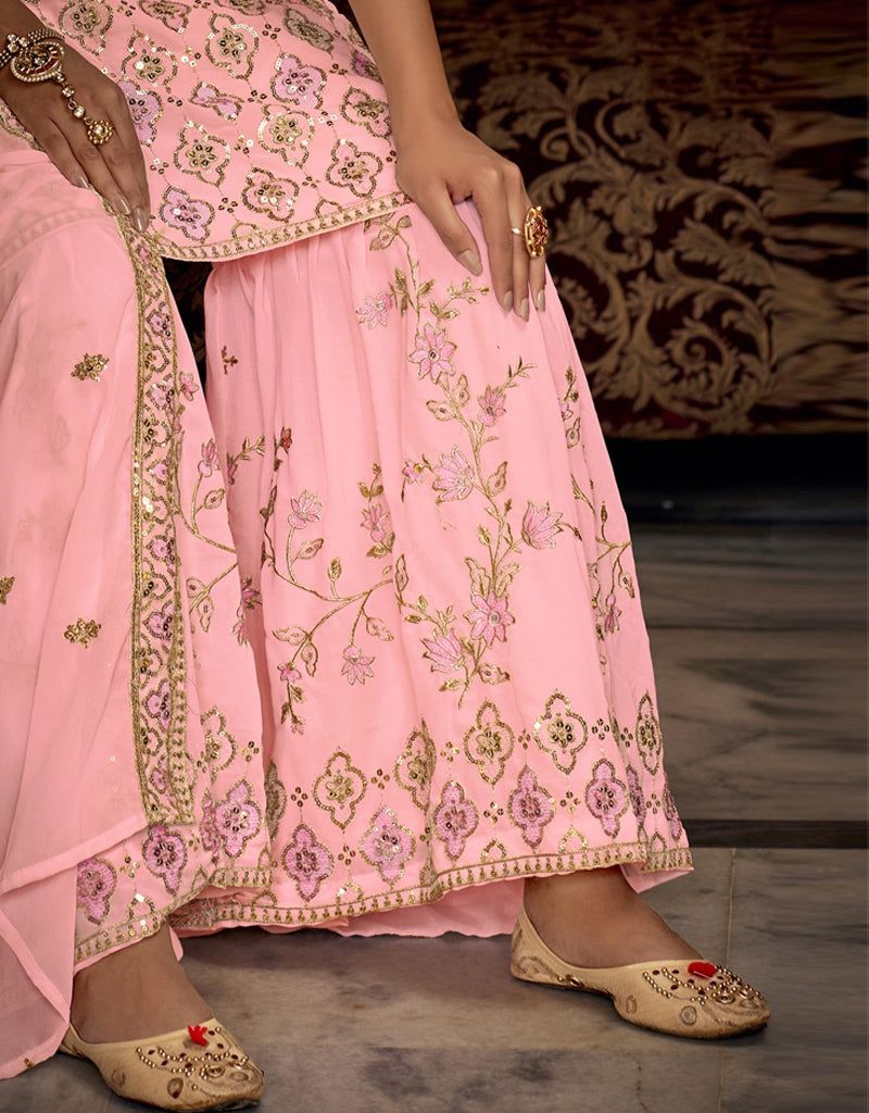 Ethnic Elegance: Stylish Options with Pink Salwar Suits