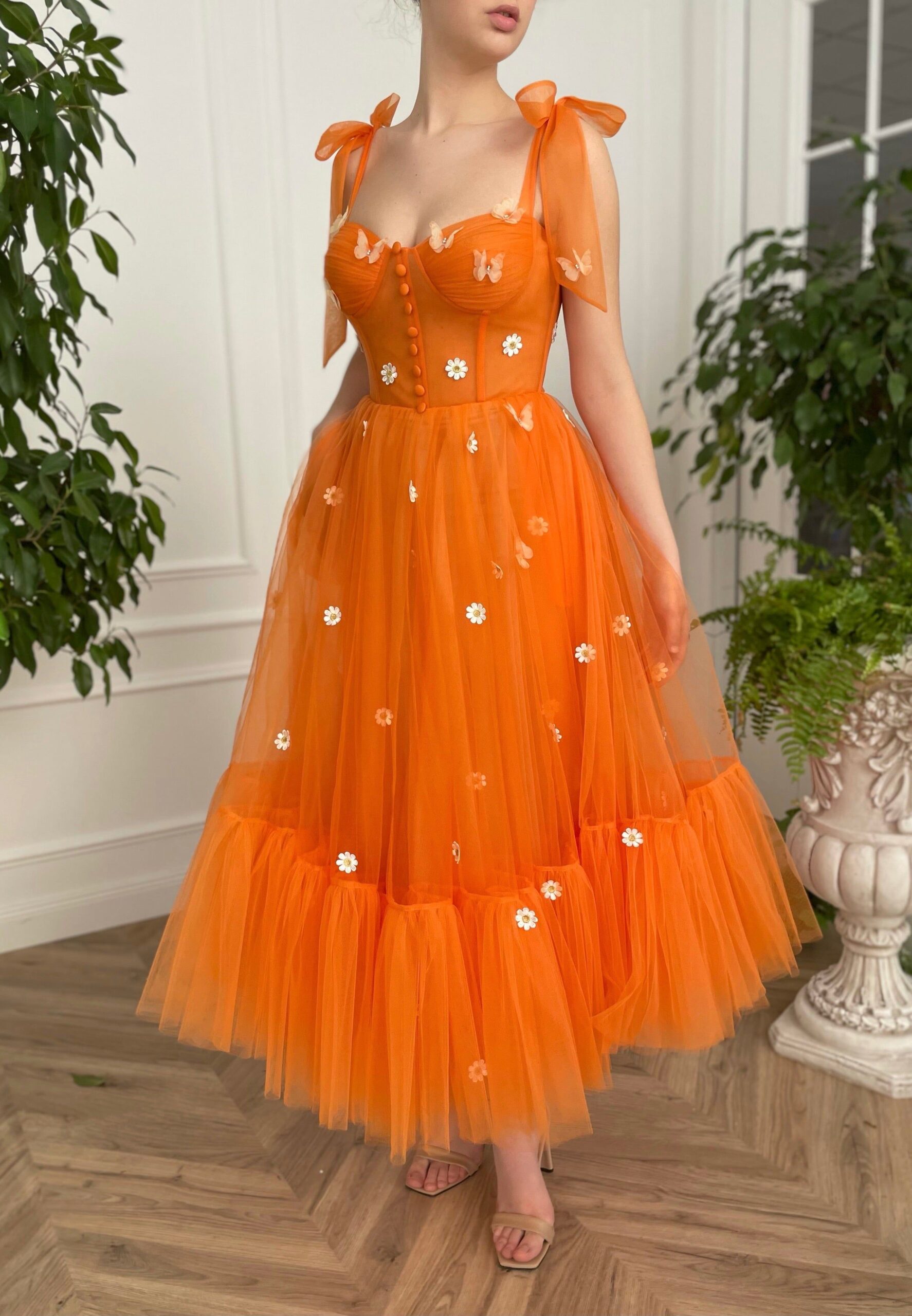 Vibrant Orange Dresses for Statement Style