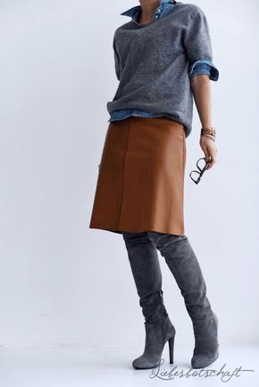 Sophisticated Leather Skirts for Edgy Style