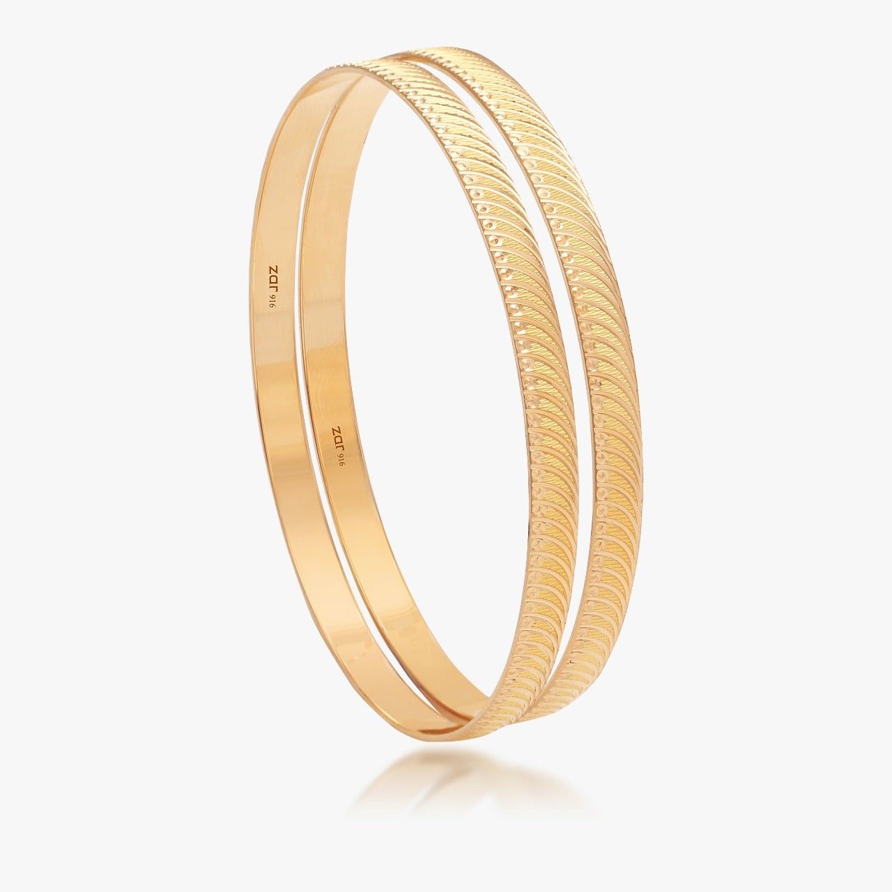 Timeless 22 Carat Gold Bangles for Traditional Glamour