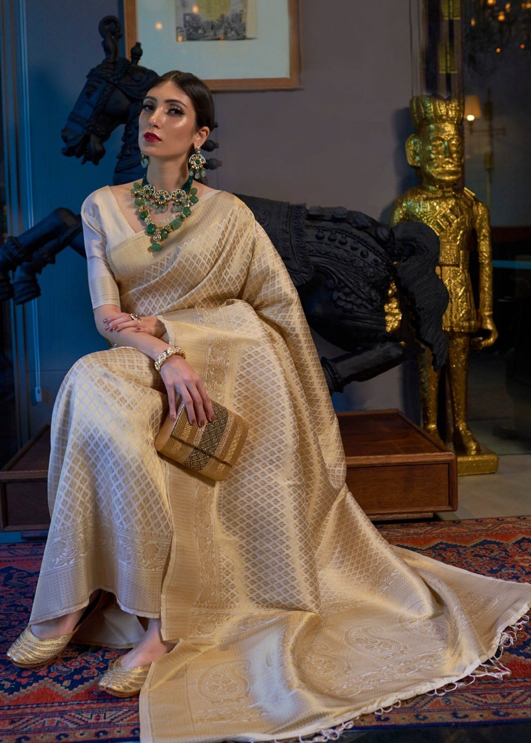 Opulent Silk Sarees for Traditional Draping