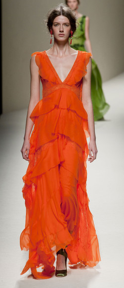 Vibrant Orange Dress for Statement Style