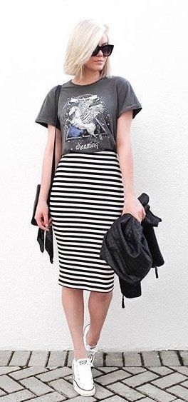 Stay Chic in Striped Skirts: Versatile Staples for Every Wardrobe