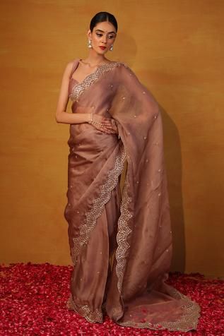 Ethereal Beauty: Organza Sarees for Graceful Style
