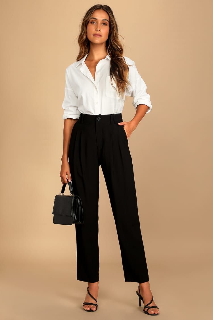 Timeless Elegance: Black Trousers for Versatile Style