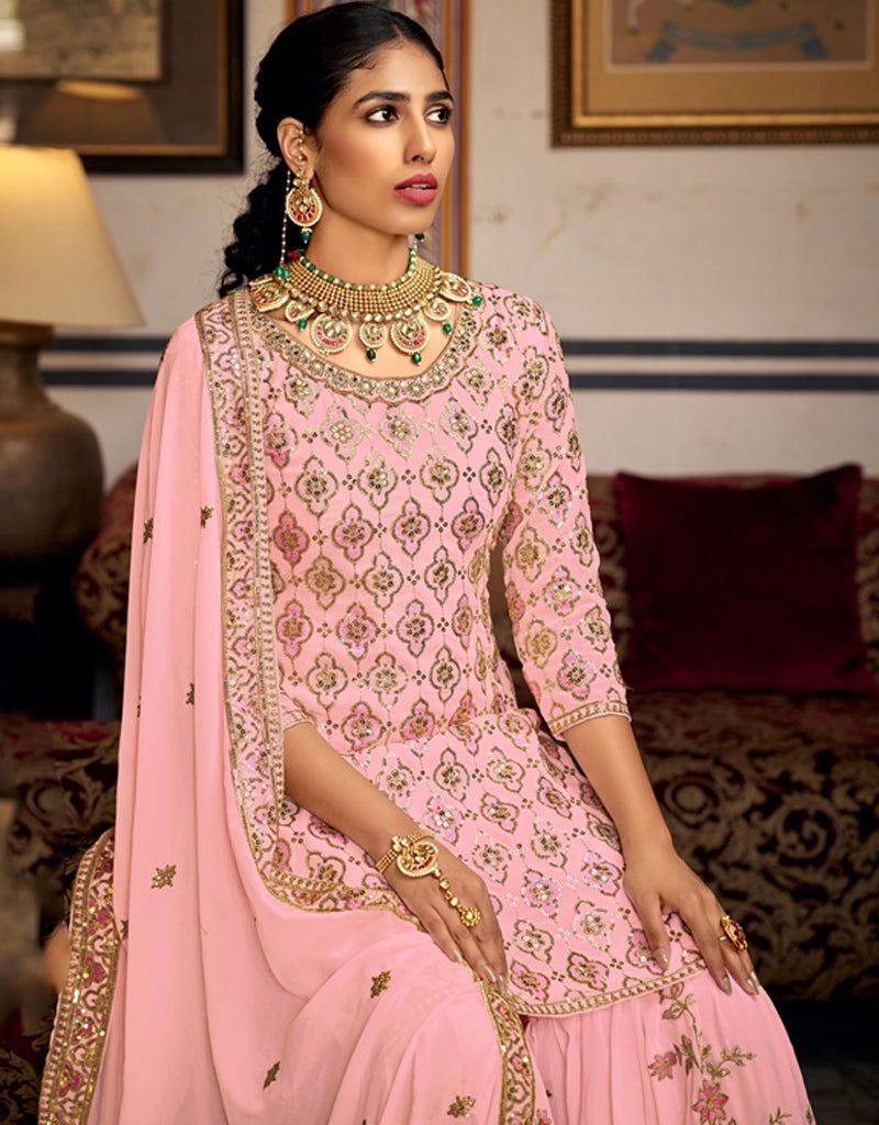 Feminine Flair: Pink Salwar Suits for Playful Style