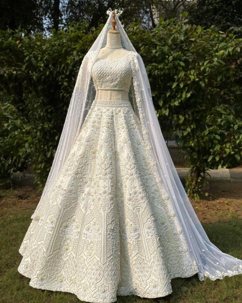 Timeless Elegance: White Lehenga Choli Designs for Every Bride