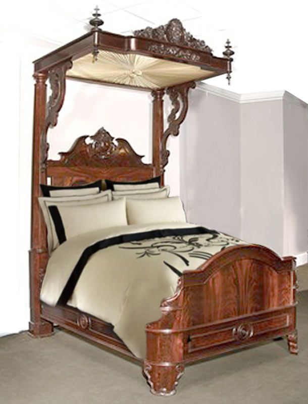 Antique Bed Designs: Add Vintage Charm to Your Bedroom with Elegant Antique Bed Designs