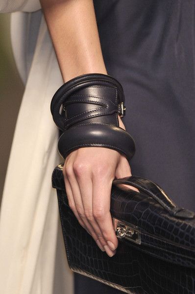 Add Drama to Your Look with Black Bangles