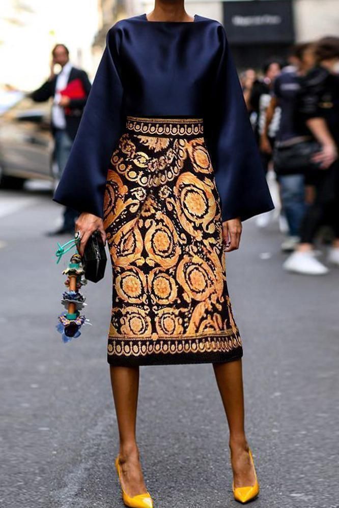 Make a Statement with Printed Skirts