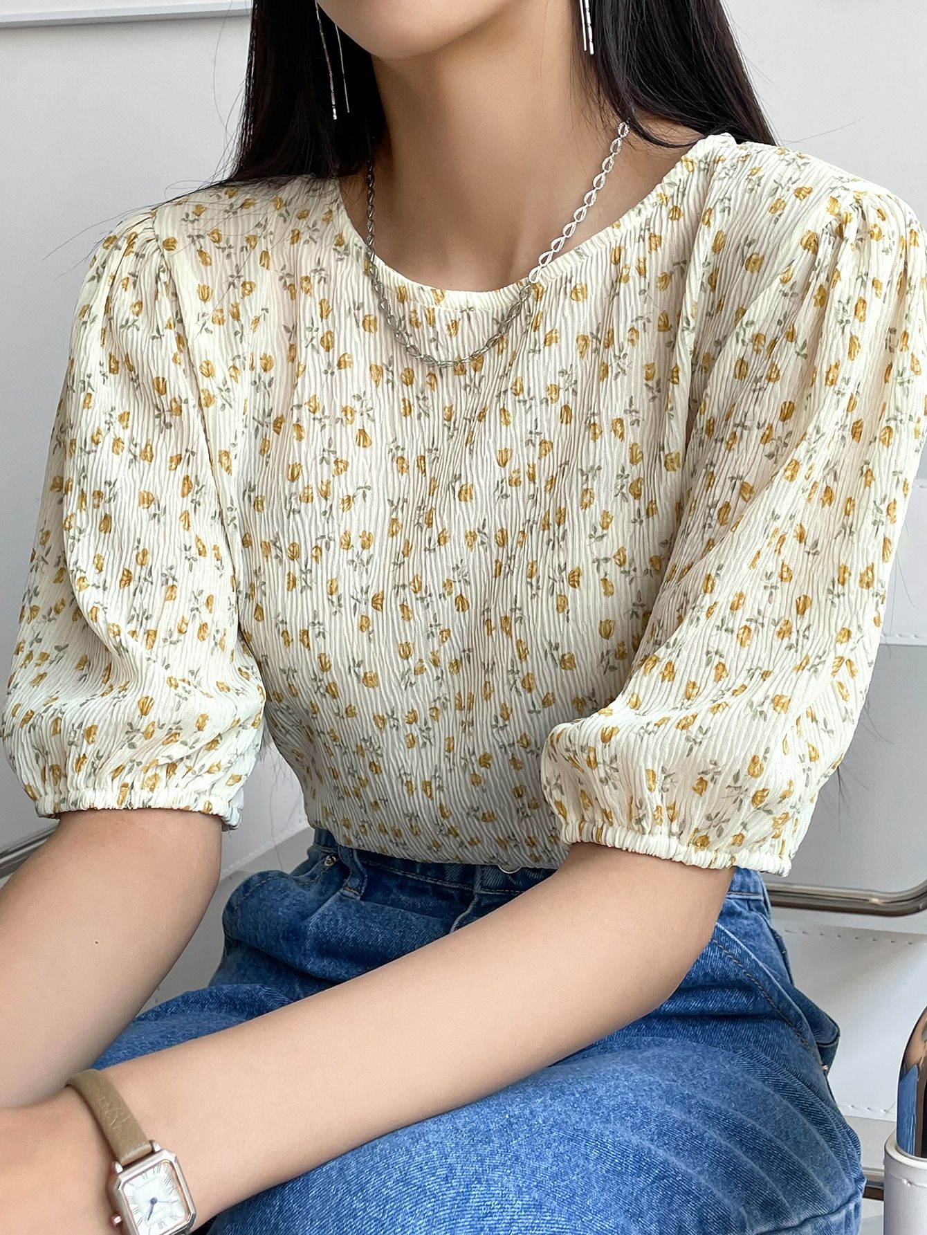 Stay Chic and Feminine with Floral Blouse Designs