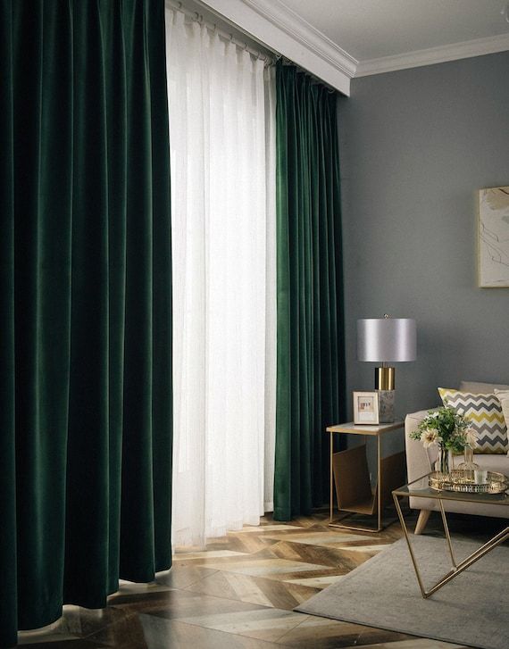 Green Elegance: Elevate Your Space with Green Curtains