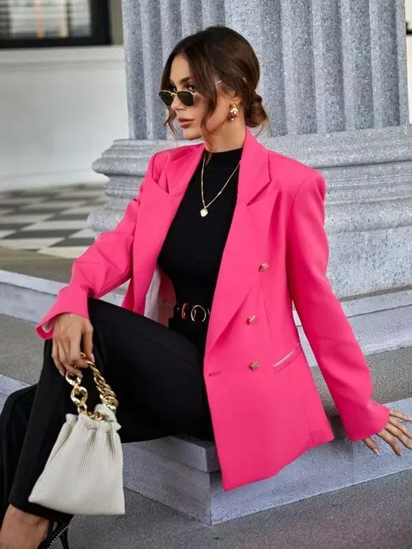 Chic and Stylish: Elevating Your Look with Pink Blazers
