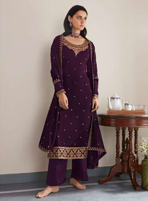 Purple Salwar Suits