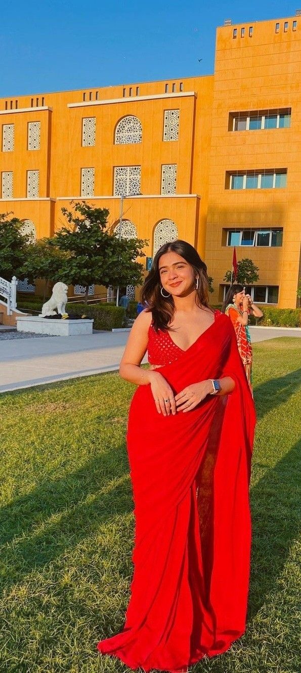 Ravishing in Red: Command Attention with Red Sarees