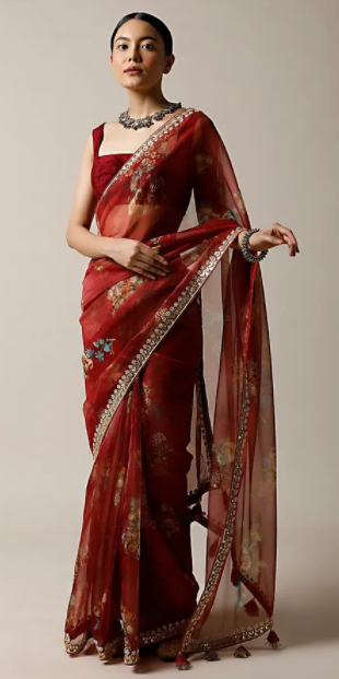 Ethnic Elegance: Adorning Yourself with Red Sarees for Special Occasions