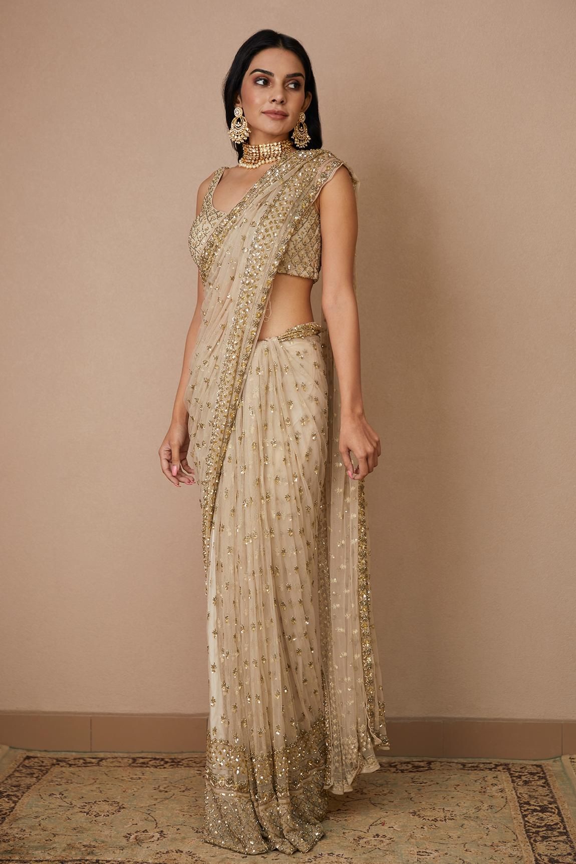 Shimmer and Shine: Dazzle in Sequin Sarees