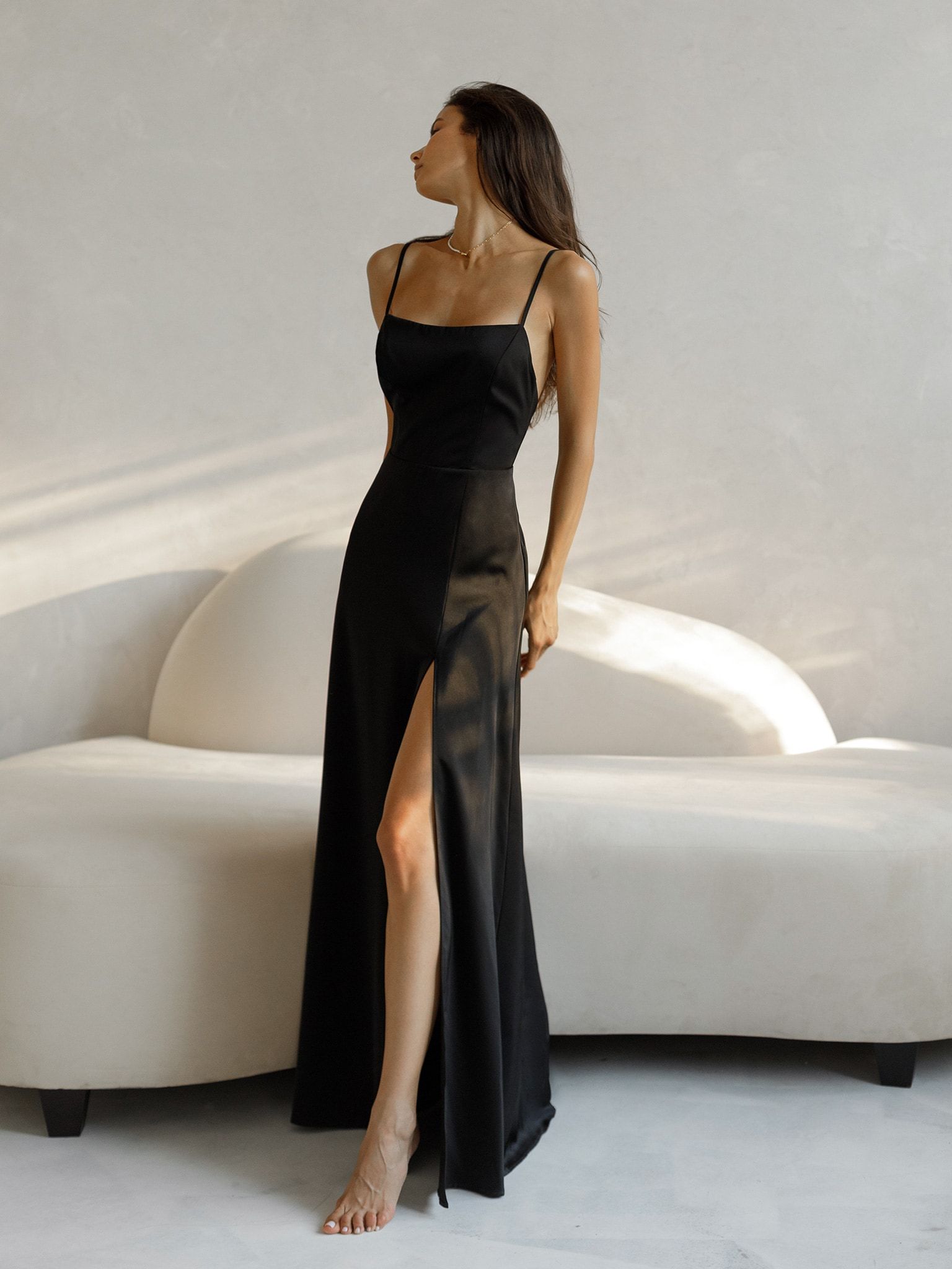 Sleek and Sultry: Embrace Boldness with a Slit Dress