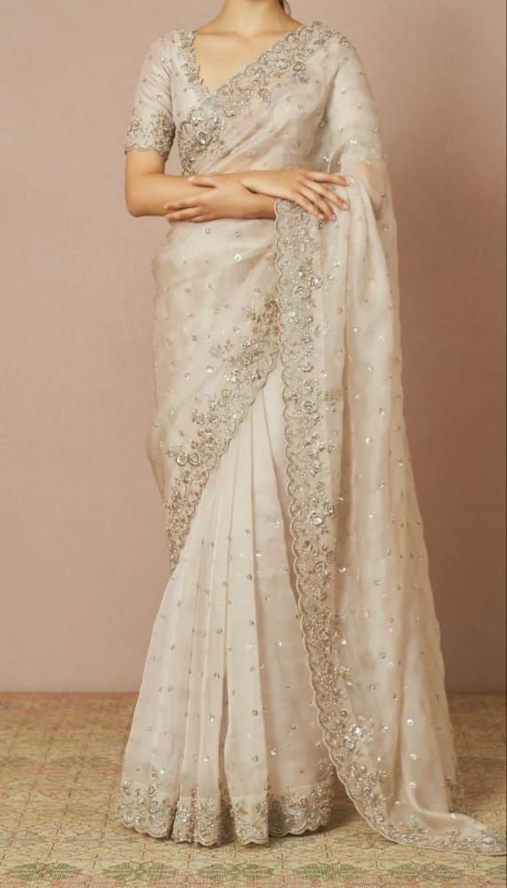 White Sarees: Embracing Elegance and Tradition