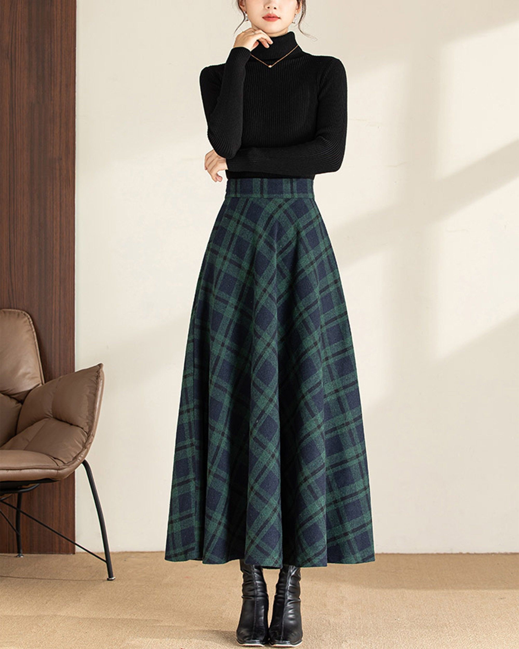 Winter Chic: Stay Warm with Wool Skirts