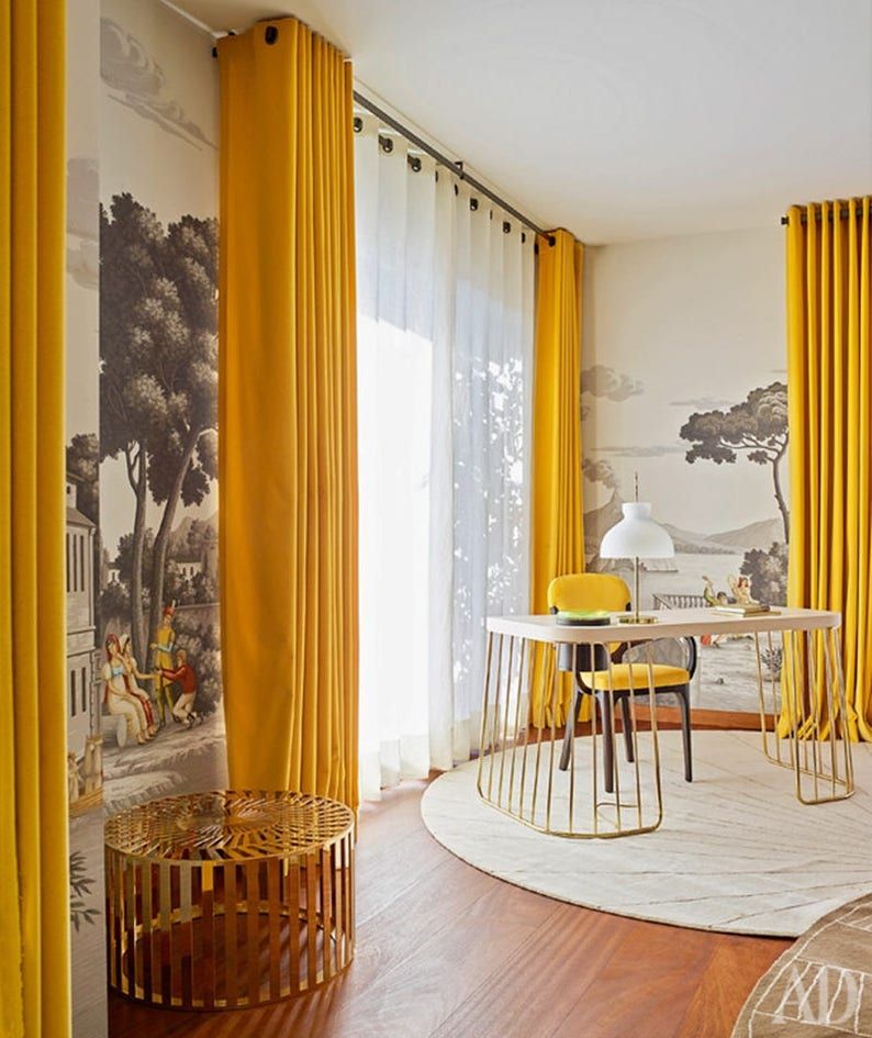 Stepping Out in Style with Yellow Curtains: Brighten Up Your Space