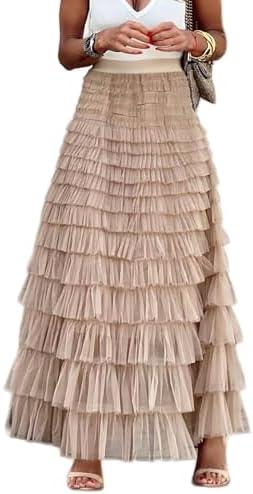 Discovering Elegance: Our Take on the Flygo Tulle Maxi Skirt