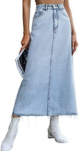 Discovering the Versatility of Long‌ Denim Skirts for Us