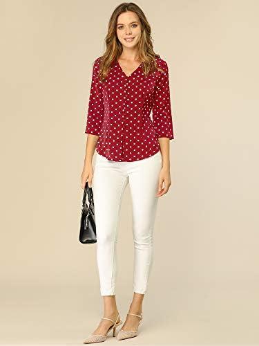 Finding the⁤ Perfect Blend: Our Take on Allegra ‌K's Polka Dot Blouse