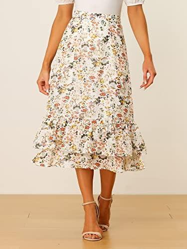 Exploring Elegance: Our Review of Allegra K's Printed Midi Skirt