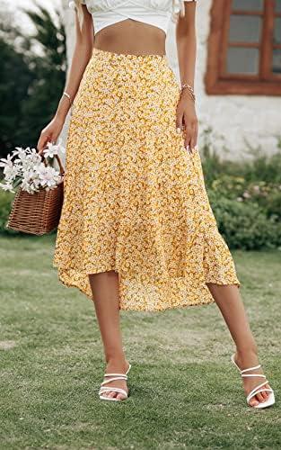 Exploring Style and Comfort: Our Take ​on PRETTYGARDEN's Floral Midi Skirt