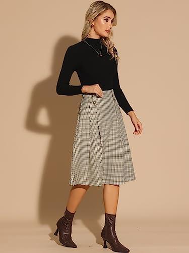 Step Back in Style: Our Take on Allegra⁢ K's Vintage ‍Plaid Skirt