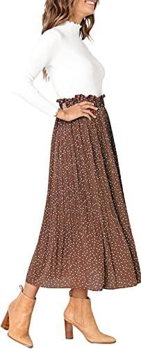 Discover Comfort and Style with Hoerev's Pleated Maxi Skirt