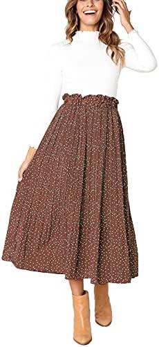 Discover Comfort and Style with‍ Hoerev's Pleated Maxi Skirt