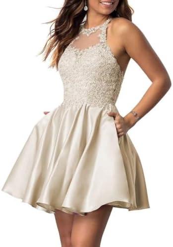 Charming Short Tulle & ​Lace ‌Homecoming Dresses for⁣ Teens ‍2024