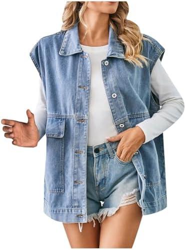 Trendy Women's⁣ Denim‌ Vests for Every Occasion⁢ - Shop Now!