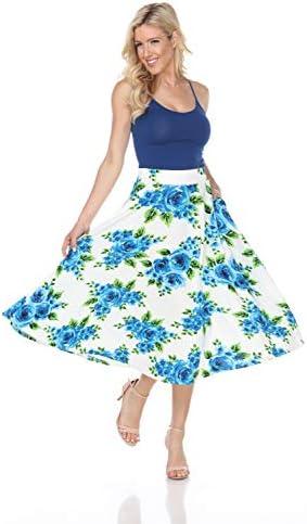 Versatile A-Line Skirts for Women with Pockets & Belts