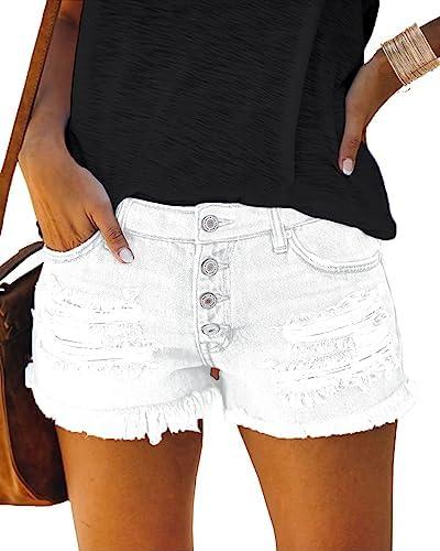 Explore trendy women's denim shorts for summer fashion!