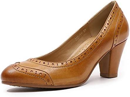 Elegant Women's Chunky Heel Pumps for Every Occasion