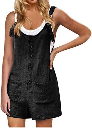 Shop Trendy Women's Jean Overall Shorts for Summer Style!