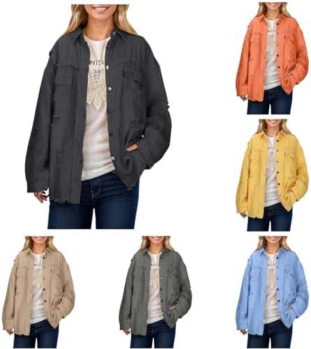 Stay Stylish with Trendy Women's Denim Jackets for 2024!