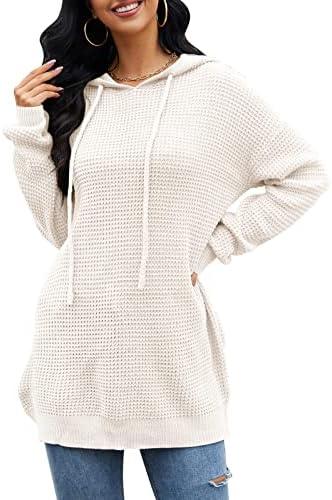 Cozy Up: Must-Have Women's Waffle Knit Hoodies 2023