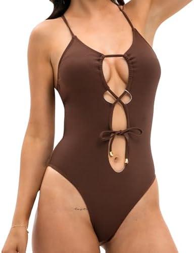 Explore Stylish Women's⁣ One-Piece Swimwear Collection!