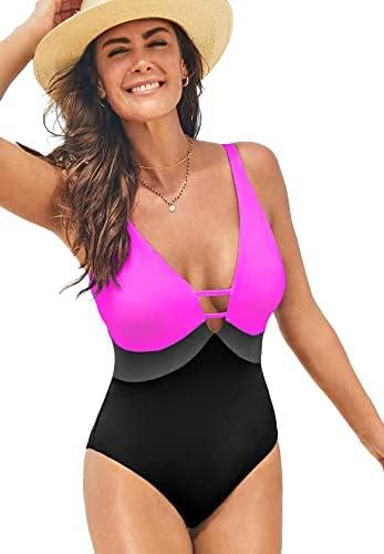 Chic Women's‍ One Piece Swimwear for Stylish Summer Fun