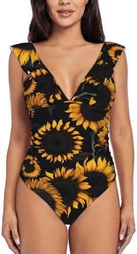 Stylish Tummy Control‍ Women's ​One-Piece Swimsuits