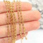 2mm 24K Gold Plated Rope Chain Gold Chain SKU/LZC1 | Et