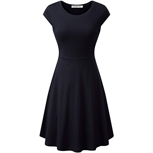 A Line Black Dress: Amazon.c