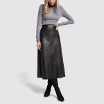 Marie Leather A-Line Skirt | G. Label - Goop Sh