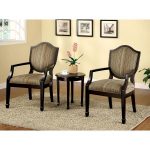 Bernetta Espresso II Set of Table and Accent Chairs Medieval .