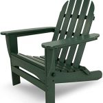 Amazon.com : POLYWOOD AD5030GR Classic Folding Adirondack Chair .