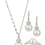 Macy's Cultured Akoya Pearl & Diamond Accent Jewelry Collection in .